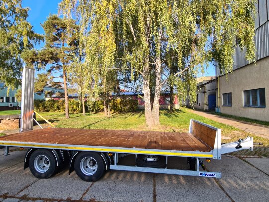 Przyczepy niskopodwoziowe tandemowe